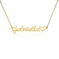 Name Necklace with Heart