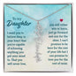 To My Daughter - Birth Month Blossom Bling - Personalized