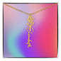 Birth Flower Name Necklace - 50% OFF and FREE Shipping!