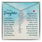 To My Daughter - Birth Month Blossom Bling - Personalized