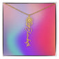 Birth Flower Name Necklace - 50% OFF and FREE Shipping!