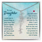 To My Daughter - Birth Month Blossom Bling - Personalized