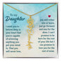 To My Daughter - Birth Month Blossom Bling - Personalized