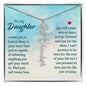 To My Daughter - Birth Month Blossom Bling - Personalized