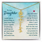 To My Daughter - Birth Month Blossom Bling - Personalized