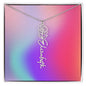 Birth Flower Name Necklace - 50% OFF and FREE Shipping!