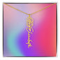 Birth Flower Name Necklace - 50% OFF and FREE Shipping!