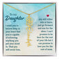 To My Daughter - Birth Month Blossom Bling - Personalized