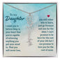 To My Daughter - Birth Month Blossom Bling - Personalized