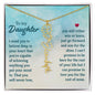 To My Daughter - Birth Month Blossom Bling - Personalized