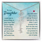 To My Daughter - Birth Month Blossom Bling - Personalized