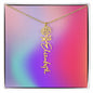 Birth Flower Name Necklace - 50% OFF and FREE Shipping!