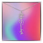 Birth Flower Name Necklace - 50% OFF and FREE Shipping!