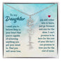To My Daughter - Birth Month Blossom Bling - Personalized