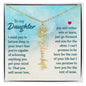 To My Daughter - Birth Month Blossom Bling - Personalized