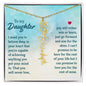 To My Daughter - Birth Month Blossom Bling - Personalized
