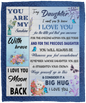 To My Daughter | Cozy Plush Fleece Blanket - 50x60