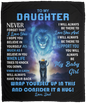 To My Daughter | Plush Blanket - 50x60