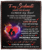 To My Soulmate | Cozy Plush Fleece Blanket - 50x60