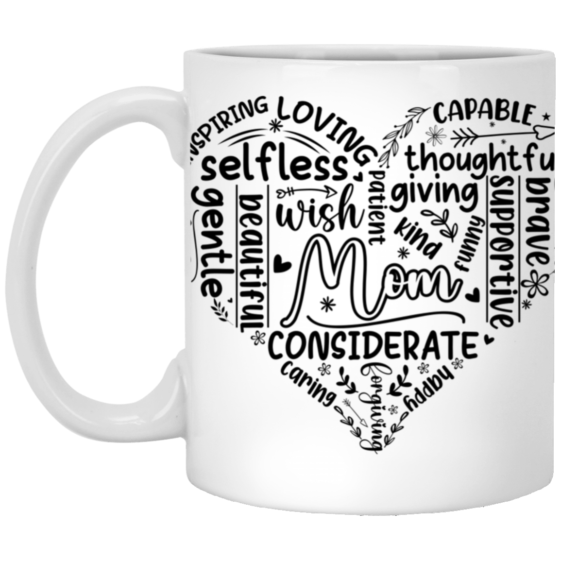 Mom - 11 oz. White Mug