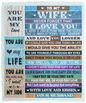 To My Wife | Cozy Plush Fleece Blanket - 50x60