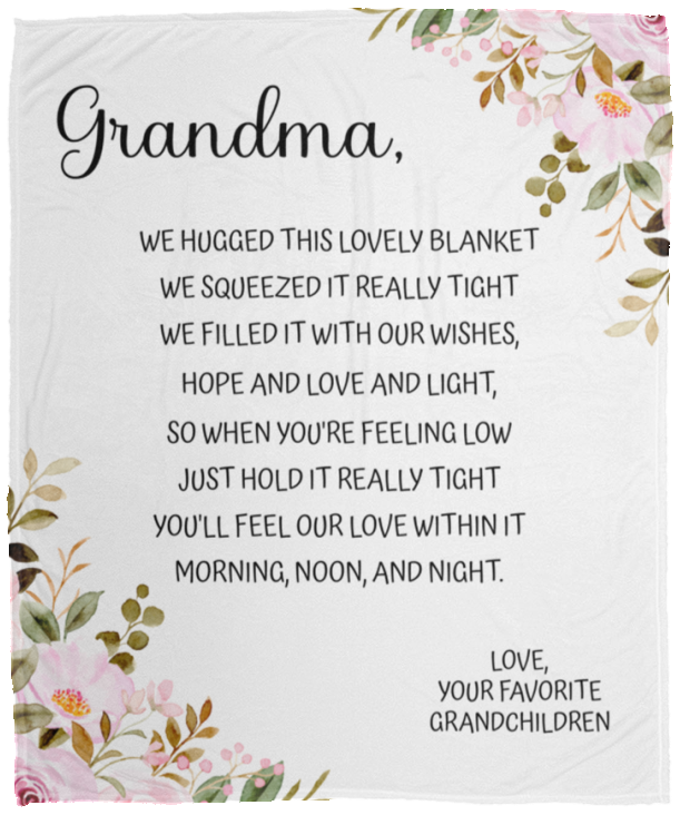 To My Grandma | Cozy Plush Blanket