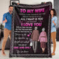 To My Wife | Cozy Plush Fleece Blanket - 50x60