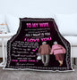 To My Wife | Cozy Plush Fleece Blanket - 50x60