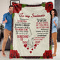To My Soulmate | Cozy Plush Fleece Blanket - 50x60