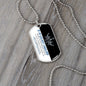 To My Badass Daughter | Dog Tag Chain | Optional Engraving