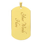 To My Badass Daughter | Dog Tag Chain | Optional Engraving