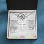 Happy Easter | Cross Necklace