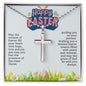 Happy Easter | Cross Necklace