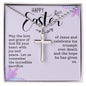 Happy Easter | Cross Necklace