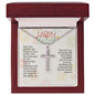 Happy Easter | Cross Necklace