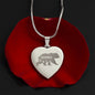 Mama Bear - Engraved Heart Necklace