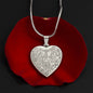 Engraved Heart Necklace | Elephant