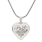 Engraved Heart Necklace | Best Mom Ever