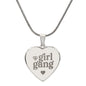 Engraved Heart Necklace | Girl Gang