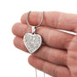 Engraved Heart Necklace | Elephant