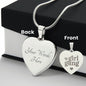 Engraved Heart Necklace | Girl Gang