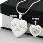 Engraved Heart Necklace | Best Mom Ever