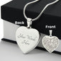 Engraved Heart Necklace | Elephant