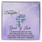 To My Daughter | Faith Cross Necklace