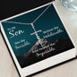 To My Son | Faith Cross Necklace
