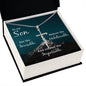 To My Son | Faith Cross Necklace