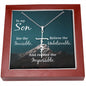 To My Son | Faith Cross Necklace