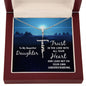 to My Beautiful Daughter | Faith Cross Necklace