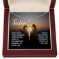 To My Sister | Faith Cross Necklace