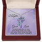 To My Daughter | Faith Cross Necklace